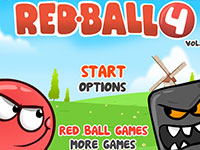 Игра Красный инди шарик Игра Красный инди шарик